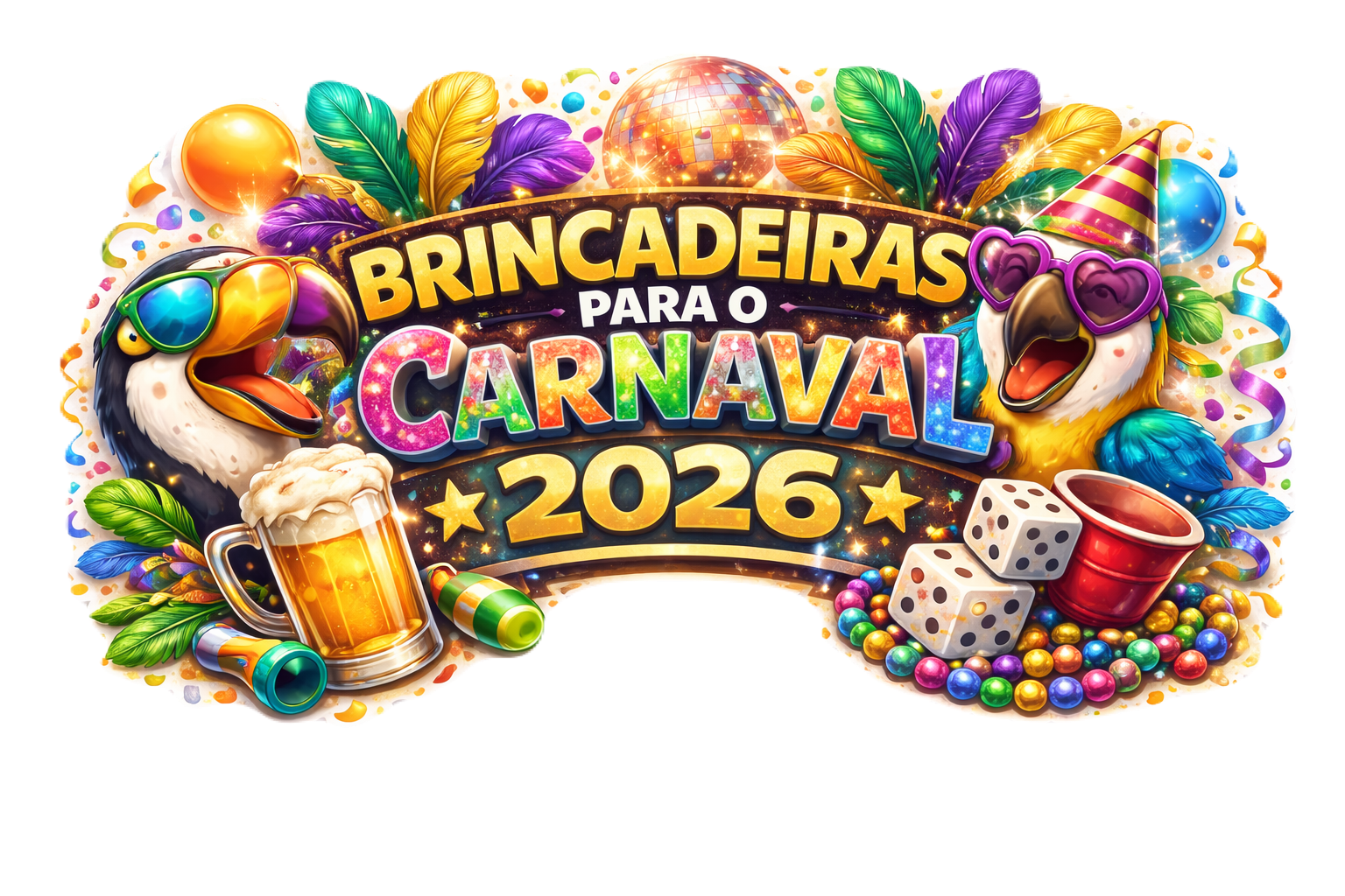 Brincadeiras para o Carnaval 2026